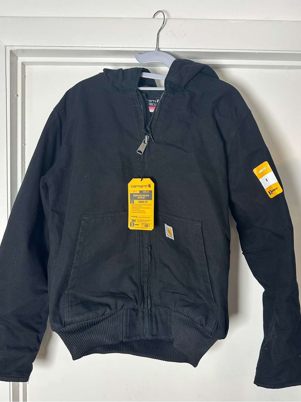 Carhartt Men's Washed Duck Insulated Active Jac Size Small ($129.99 msrp)